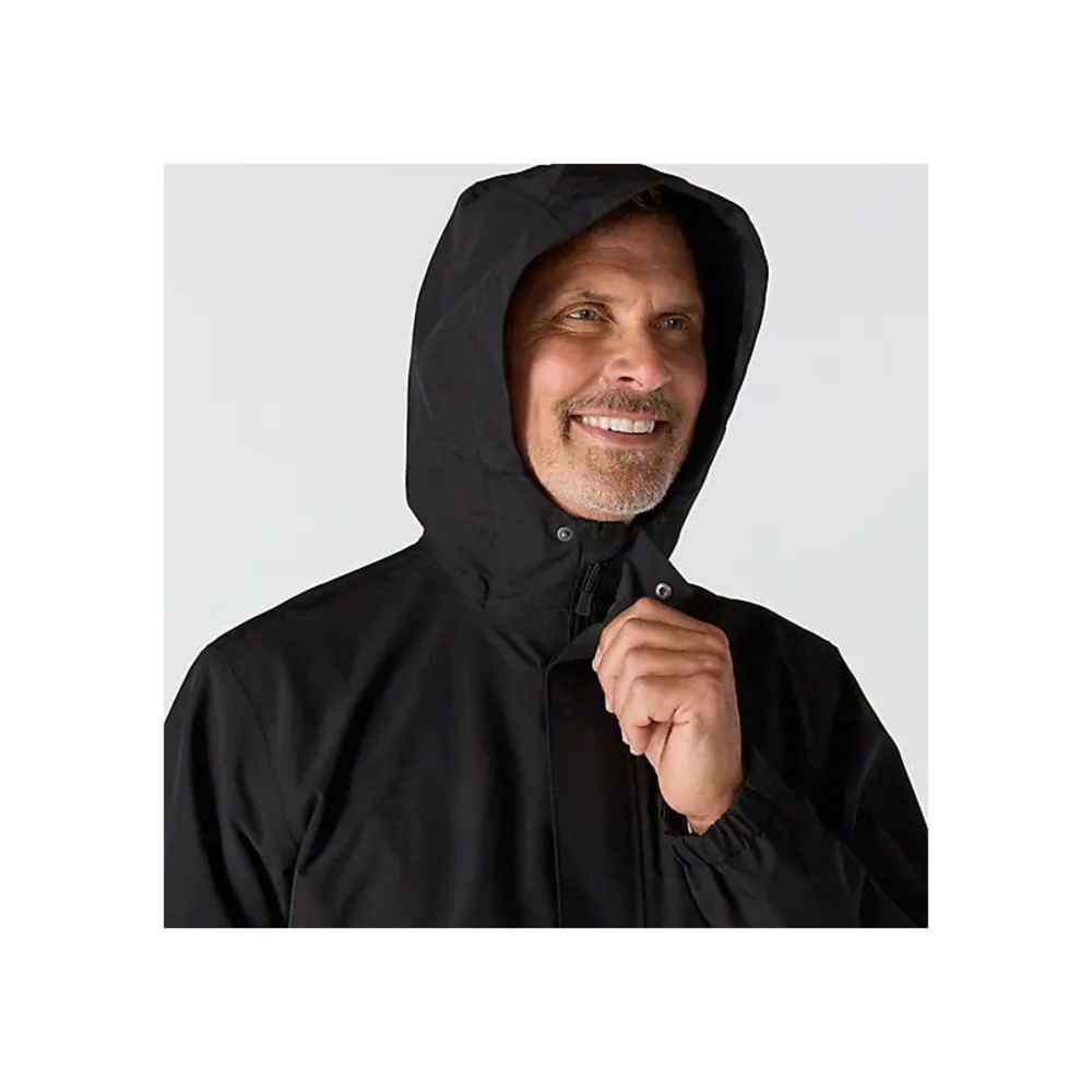 Carhartt Bayou Jacket Mens 2XL Black Storm Defender Waterproof Hooded OJ6434-M - Picture 15 of 16